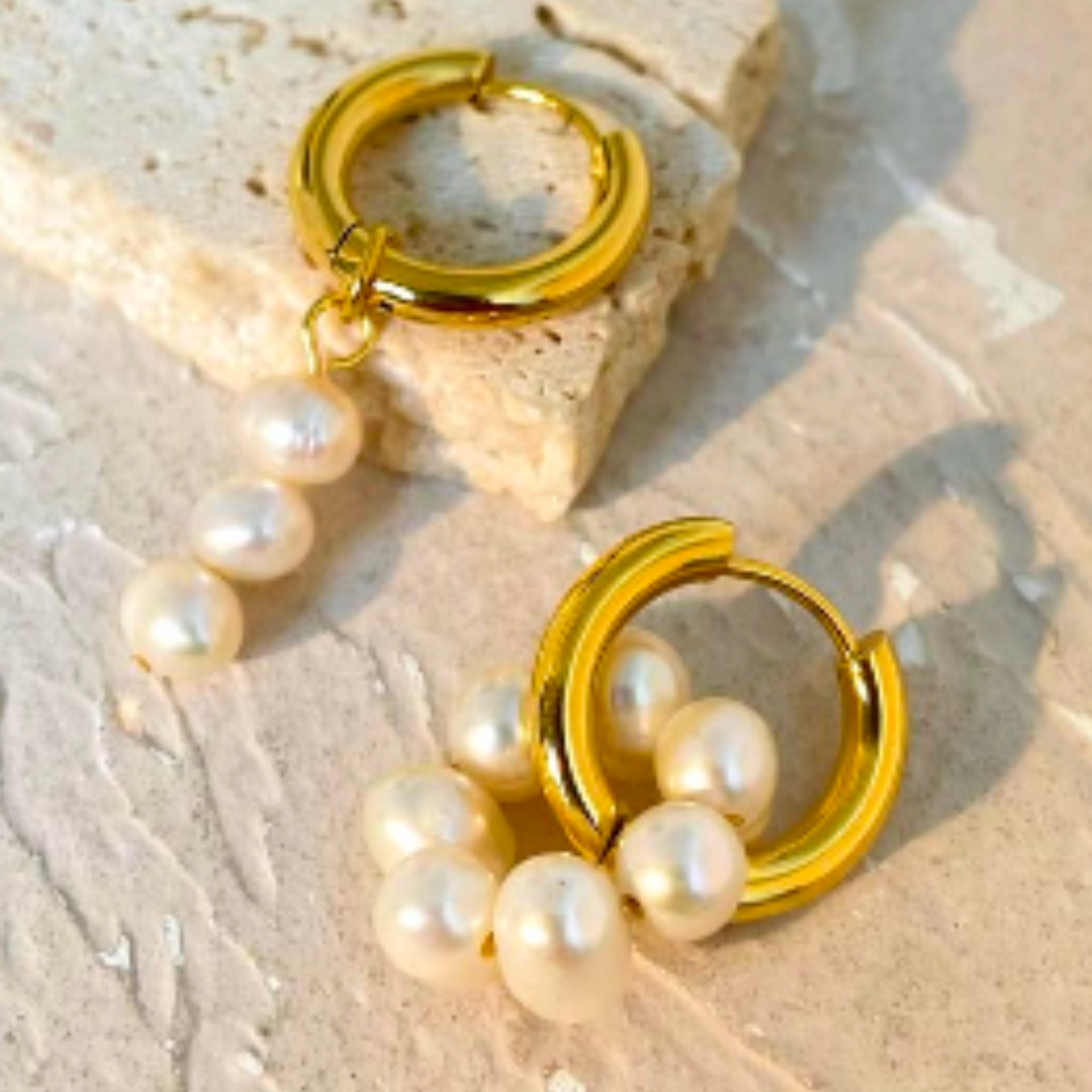 Lila Pearl Earrings