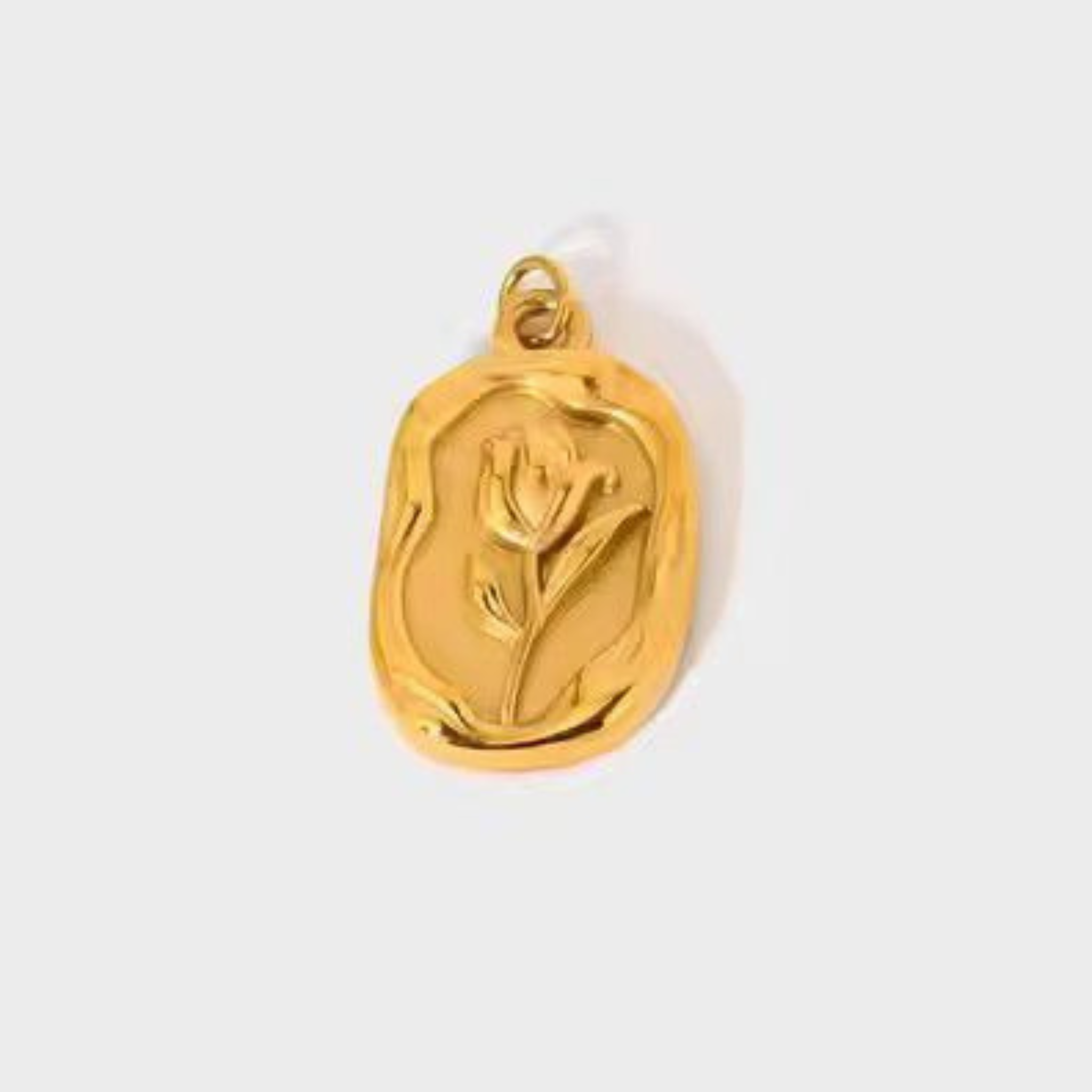 Gold Rose Charm