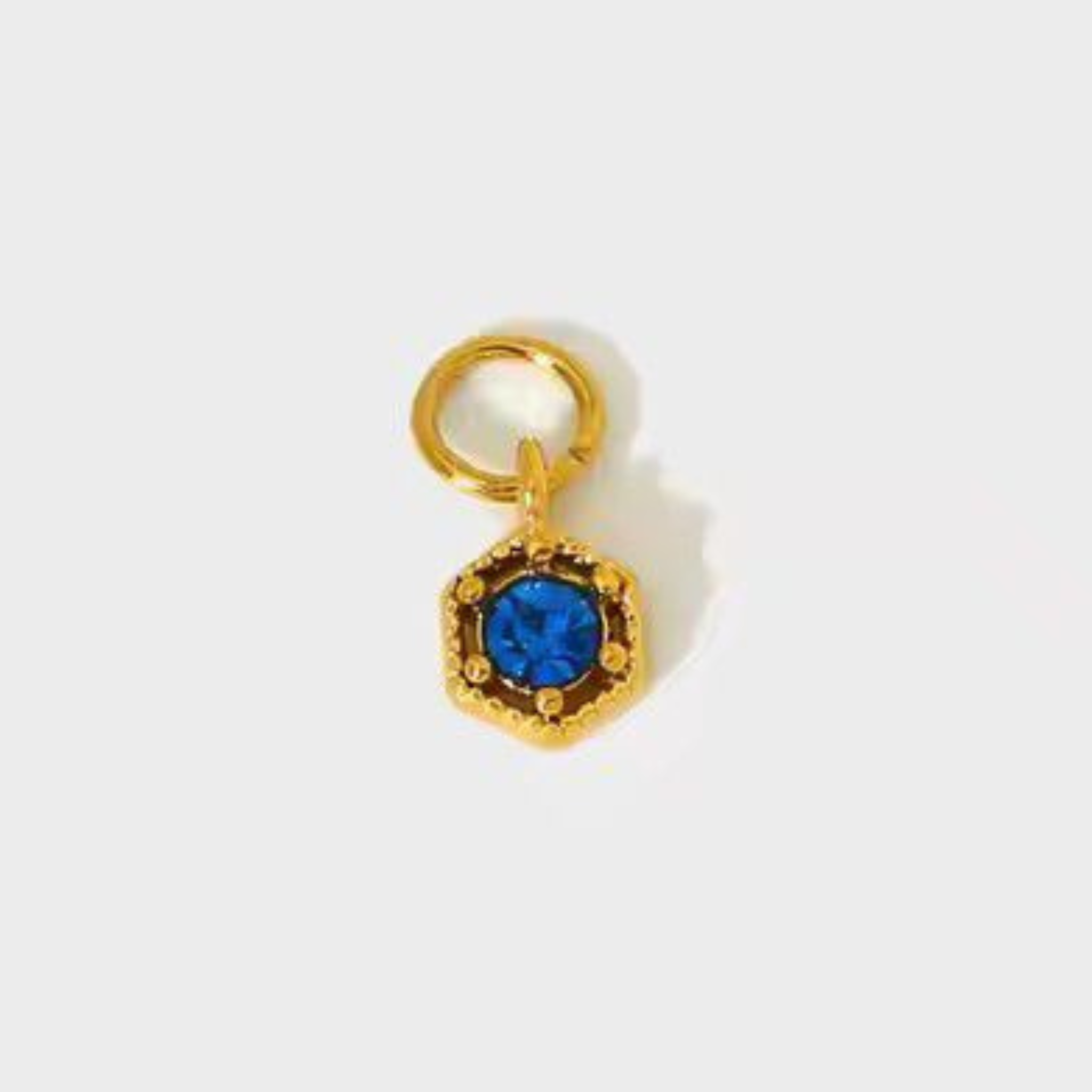 Mini Blue Stud Charm